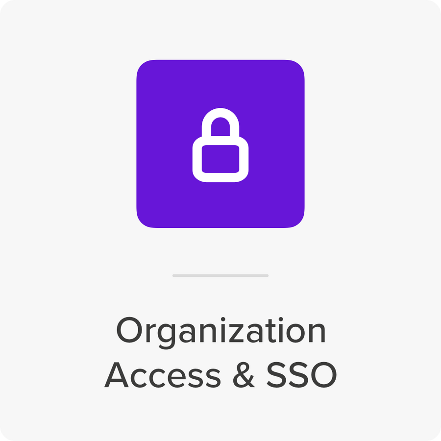 Organization  Access & SSO-1