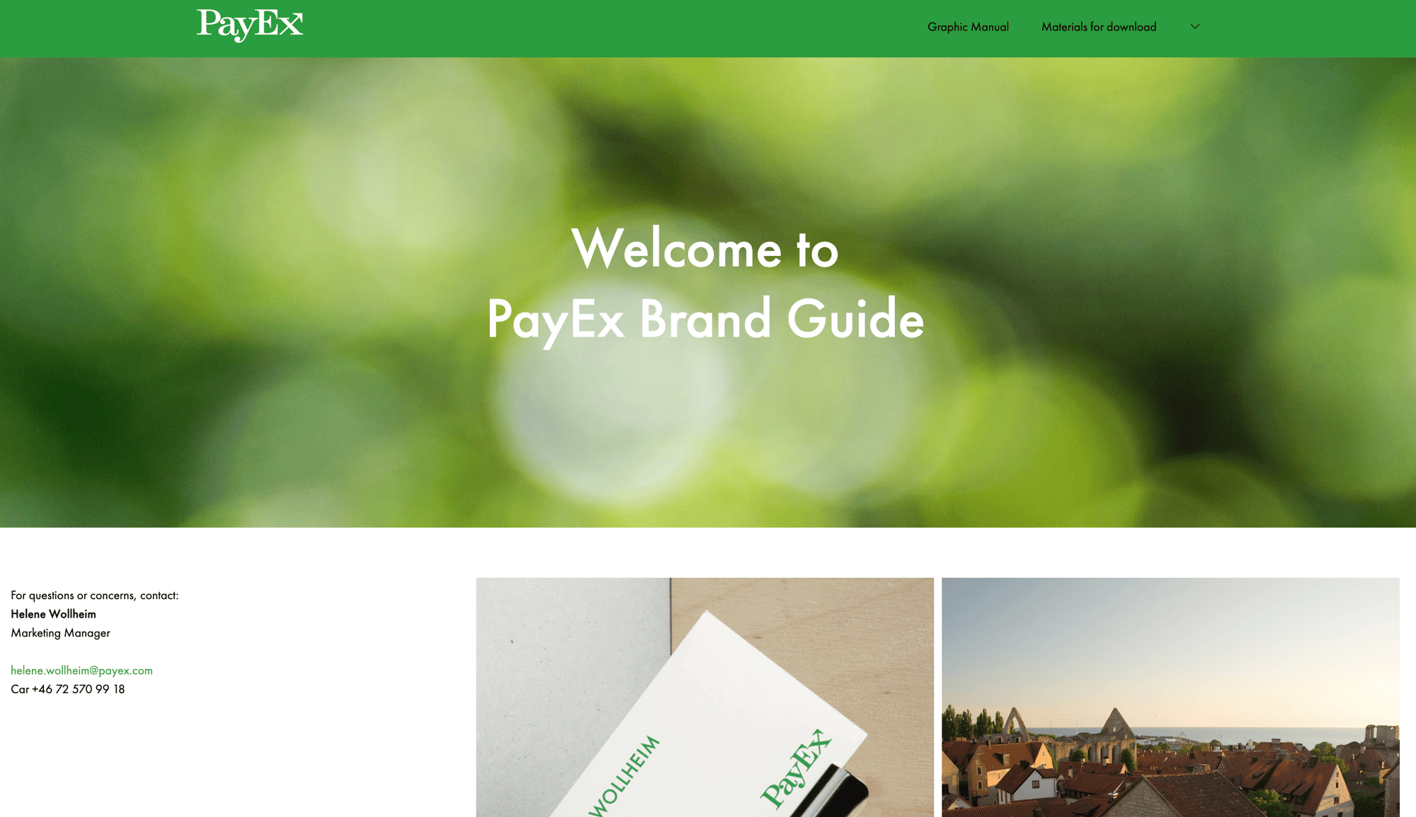 PayEx Brand Guide PayEx Brand Guide